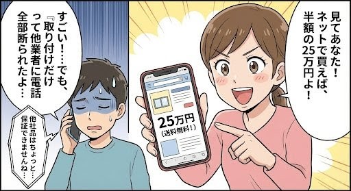 ２コマ目「その見積もり、高すぎない！？賢い人は知っている『施主支給』の魔法」